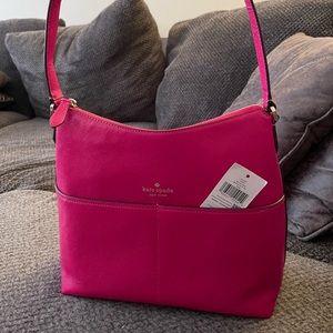Kate Spade Bailey Shoulder Handbag Festive Pink